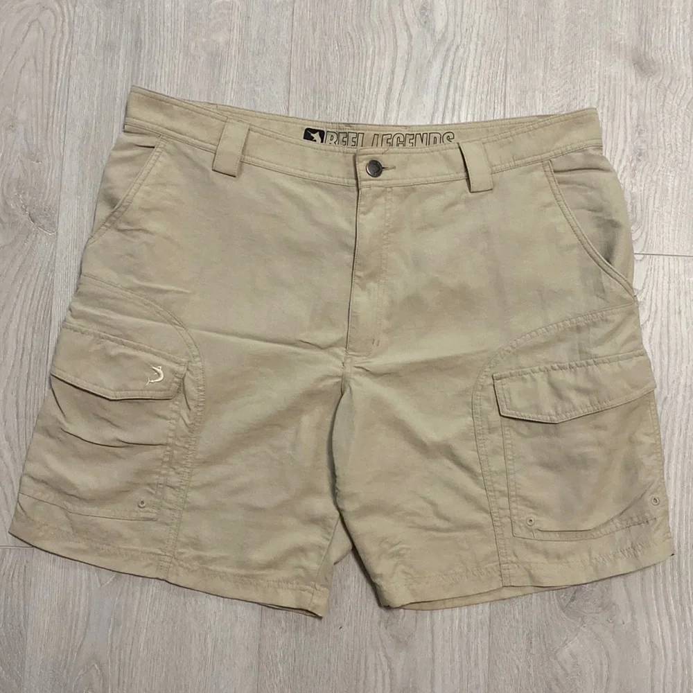 🔥BUNDLESALE Mens 42 Reel Legends hybrid quick dry fishing shorts